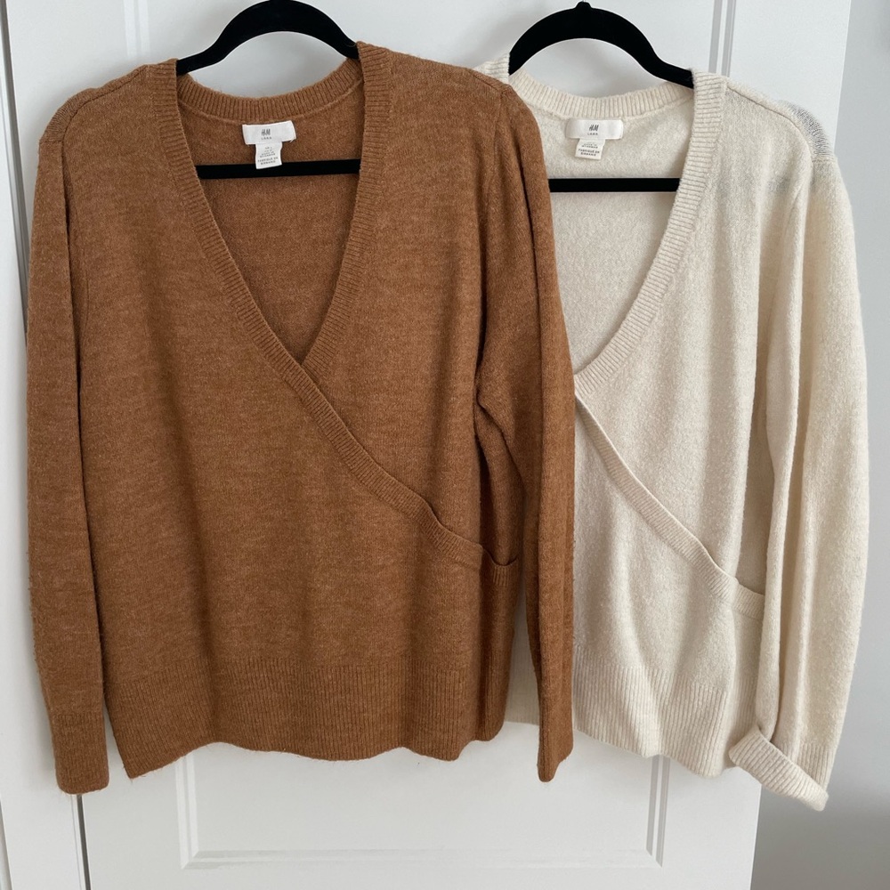 2 duo sweaters H&M large